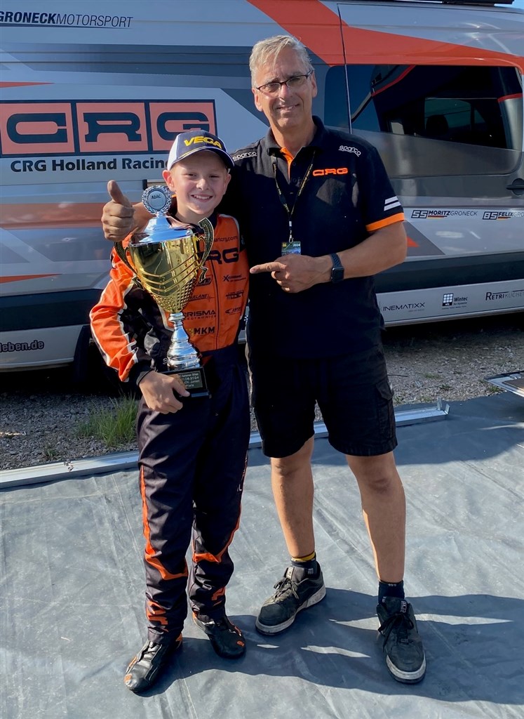 Marc Alexander Reistrup, 2024 Deutsche Kart Meisterschaft (DKM), 3. plads i rookie-sæson.
(Foto: Team Alexander)